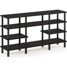 Furinno Turn-N-Tube Espresso / Black Book Shelf 68.4cm