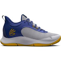 Men - Natural Sport Shoes Under Armour 3Z6 Basketball Shoes White/Royal/Taxi