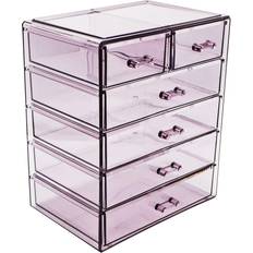 Purple Bathroom Interior & Storage Sorbus Jewelry Big Case Saving, Stylish Acrylic Bathroom Case