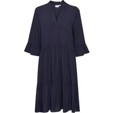 Saint Tropez Edasz Solid Dress - Blue Deep