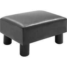 Gray Foot Stools Homcom Modern Foot Stool