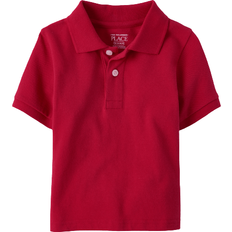 Babies Polo Shirts Children's Clothing The Children's Place Baby And Toddler Boy's Uniform Pique Polo - Classicred