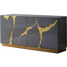 Best Master Furniture Cabinets Best Master Furniture Sanford Gloss Sideboard