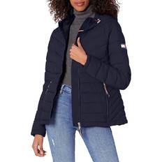 Tommy Hilfiger Women's Hooded Packable Puffer Coat - Navy