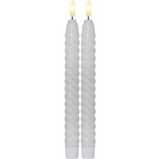 Kronljus batteri Star Trading Flame Swirl LED-ljus 25cm 2st