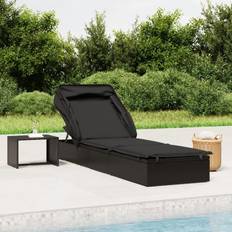 Polyrattan Solsenge vidaXL Liggestol