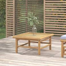 Tables Basses d'Extérieur vidaXL Table De Jardin 65x55x30 cm Bambou