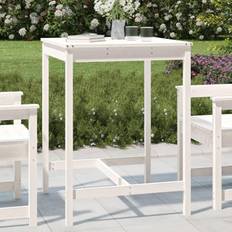 White Outdoor Dining Tables vidaXL white pine, 82.5 Garden