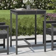 Pine Outdoor Dining Tables Garden & Outdoor Furniture vidaXL grey pine, 82.5 Garden