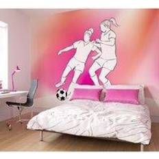 Tapeter Origin Murals Girls Playing Football Wall Mural