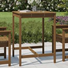 Pine Outdoor Dining Tables Garden & Outdoor Furniture vidaXL honey brown pine, 82.5 Garden