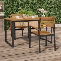 Metal Patio Chairs vidaXL Stackable Garden Garden Dining Chair