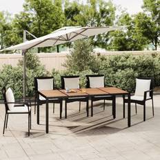 Wood Garden Table vidaXL Garden Top