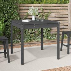 Pine Outdoor Dining Tables Garden & Outdoor Furniture vidaXL grey pine, 82.5 Garden