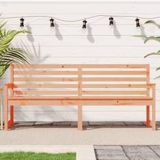 vidaXL Madera Maciza 203,5 x 48 x 91,5 cm Banco de Jardín