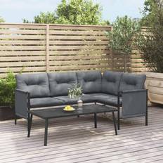 Gråa Loungeset vidaXL Hörnsoffa Loungeset