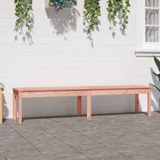 Wood Garden Benches vidaXL natural douglas, 203.5 Garden Bench