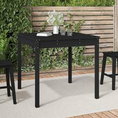 Pine Outdoor Dining Tables Garden & Outdoor Furniture vidaXL black pine, 82.5 Garden