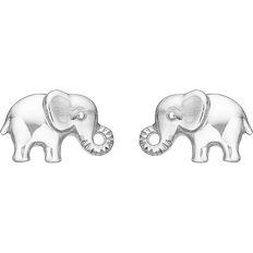 Silver elefant smycken Støvring Design Elephant Girls Silver Stiftörhängen 10148858