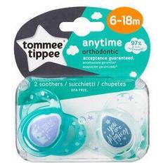 Tommee Tippee Barn- & Babytillbehör Tommee Tippee soother silicone 2pcs 6-18m anytime 433544