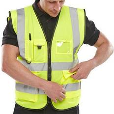 5XL Werkvesten Beeswift Seen Hi-Vis Executive Hesje Veiligheidskleding Geel