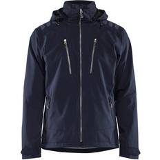 EN ISO 20471 Arbejdsjakker Blåkläder Softshell Jakke - Mørk Marineblå/Sort