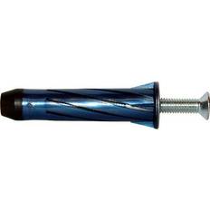 Expandet Byggematerialer Expandet PLUG ROSETT BLÅ UHJ 65MM SKRUE 25stk