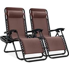 Zero Gravity Chairs Sun Chairs Best Choice Products Brown Zero Gravity Metal