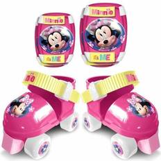 Skridskor barn Disney MINNIE Ställ rullskridskor armbågsskydd knäskydd