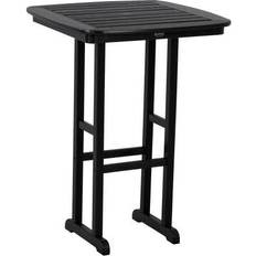 Plastic Outdoor Bar Tables Polywood Nautical 31" Outdoor Bar Table