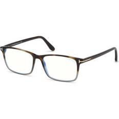 Herr Terminal- & Blue Light-glasögon Tom Ford FT5584-B 056 Havana M