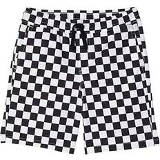 Kinderbekleidung Vans Boys Range Elastic Waistband Kids Shorts Black Checkerboard