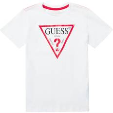 Guess Kid's Triangle Logo T-shirt - White