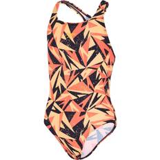 Naranja Trajes de baño Speedo girls swimsuit.new hyperboom allover navy medalist swimming costume w22