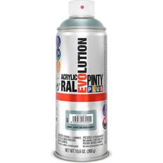 Peintures Peinture Bombe Brillant 400 ml Gris RAL7001 Gris, Transparent, Argent 0.4L