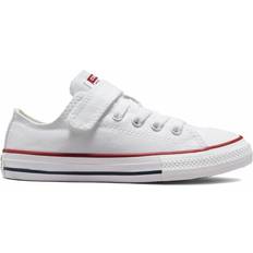 Textile Children's Shoes Converse Kid's Chuck Taylor All Star Easy-On - White/White/Natural