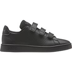 adidas Kid's Advantage Court Lifestyle Hook & Loop - Core Black/Core Black/Grey Six