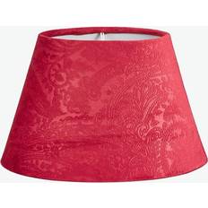 Röda Lampskärmar Oriva Paisley Sammet 22cm Lampskärm