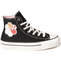 Black hi lift converse Converse Tygskor Ctas Eva Lift Hi A05165C Black/Sunrise Pink Svart