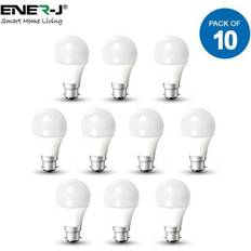 ENER-J 10W led Bulbs B22 gls A60 4000K Pack of 10