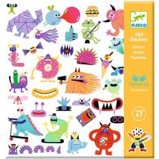 Klistremerker Djeco Monstre 160-pack Klistremerker