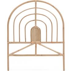 LaForma Sundberg Made From Rattan With A Natural Finish 90 cm Beds - Brown Headboard