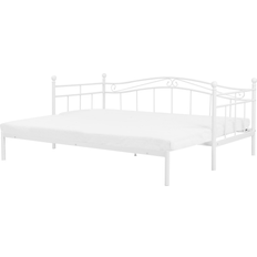 Beds & Mattresses Beliani to Super King Daybed White TULLE