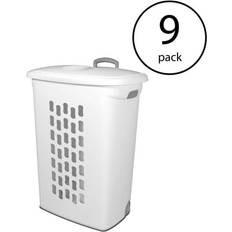 Laundry basket with wheels and handle Sterilite Hamper