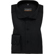 Eterna Slim Fit Cover Shirt - Black