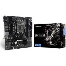 Intel - Intel B760 Moderkort Biostar B760mx2-e D4 Motherboard Black