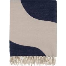 Marimekko Tæpper Marimekko Seireeni plaid white-dark Tæppe Hvid, Blå