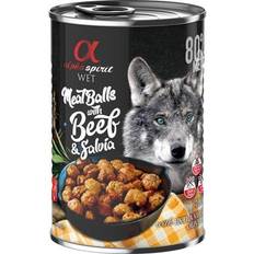 Alpha Spirit Hond Huisdieren Alpha Spirit Canned Meatballs with Beef & Salvia 400g