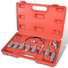 Oli Multifunzionali vidaXL Nuovo Kit 7pz Pistola Lubrificazione Con Strumento Adattatore E Punte Olio Multifunzionale
