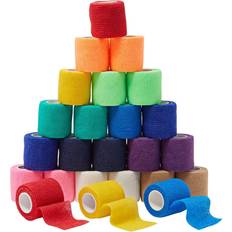 Surgical Tapes Juvale 24-Rolls of Colorful Medical Self Adhesive Bandage Wrap 2